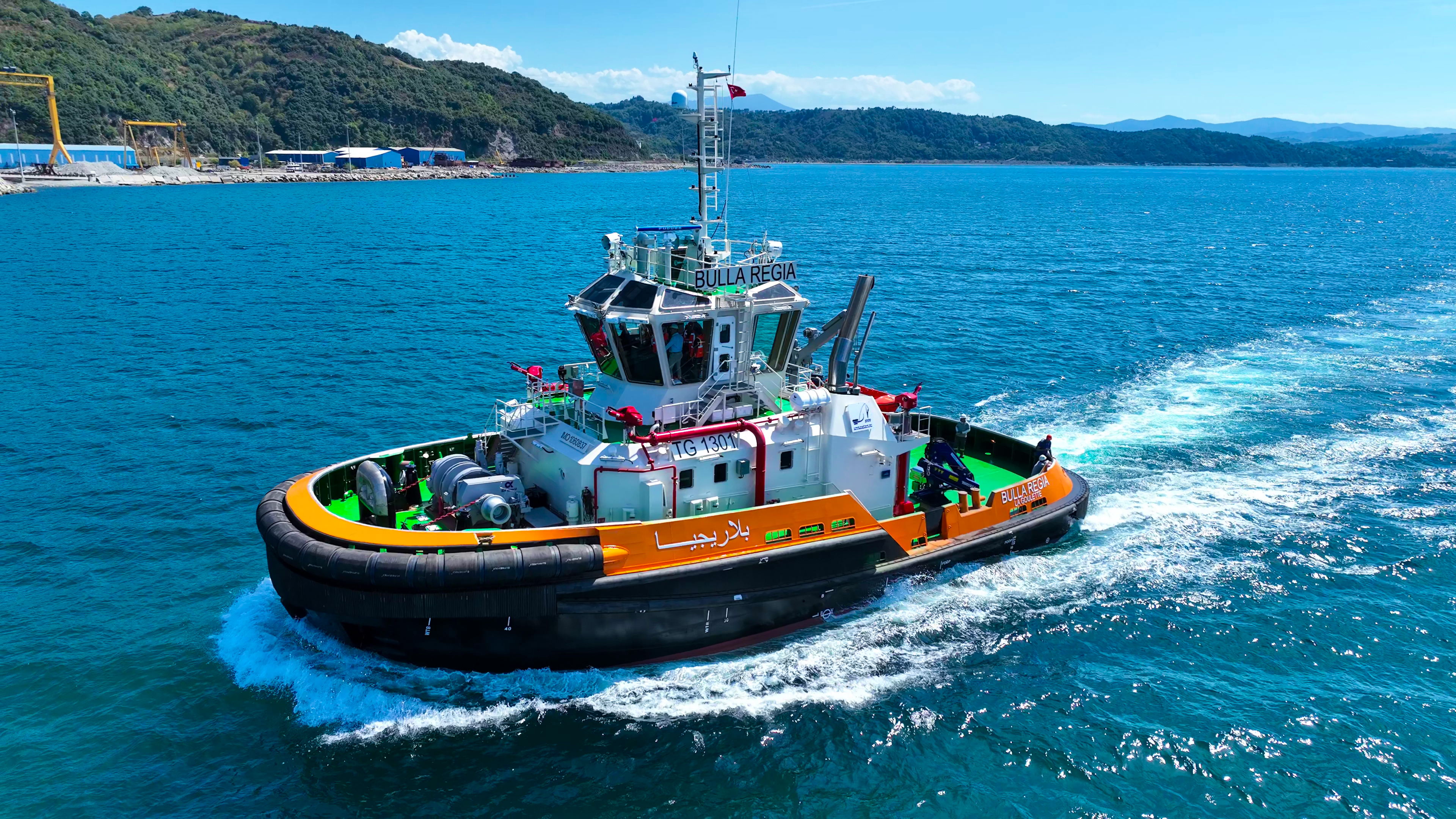 SETTING THE STANDARD: MED MARINE’S MED-A2800SD TUG FOR OMMP SUCCESSFULLY COMPLETES SEA TRIALS